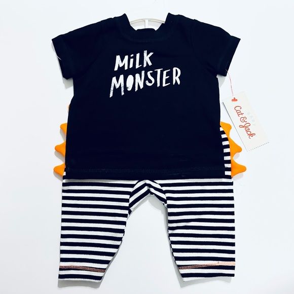 Baby Boy Milk Monster matching set - Picture 3 of 6